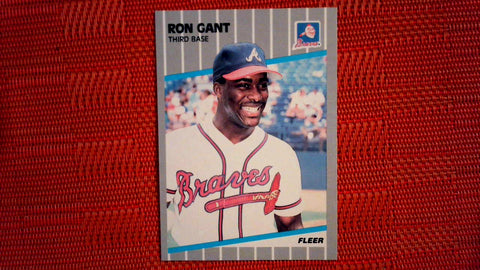 1989 Fleer #590 Ron Gant Default Title