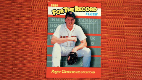1989 Fleer Insert #2 Roger Clemens For the Record Baseball Default Title