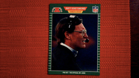 1989 Pro Set Rookie #181 Marty Schottenheimer Football Default Title