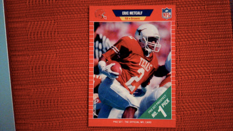 1989 Pro Set Rookie #489 Eric Metcalf Football Default Title