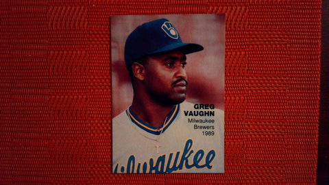 1989 Rookie Superstars #NNO Greg Vaughn Baseball Default Title