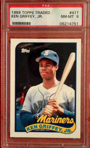 1989 Topps Traded Baseball PSA 8 #41T Ken Griffey Jr Default Title