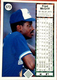 1989 Upper Deck #572 Fred McGriff Baseball Default Title