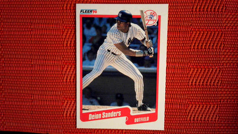 1990 Fleer   #454 Deion Sanders- Rookie Default Title