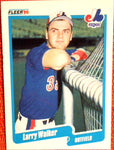 1990 Fleer  #363 Larry Walker- Rookie Default Title