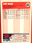 1990 Fleer  #363 Larry Walker- Rookie Default Title