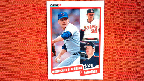 1990 Fleer Three Decades of No Hitters #U-131 Nolan Ryan Default Title