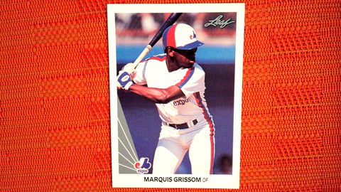 1990 Leaf  #107 Marquis Grissom- Rookie Default Title