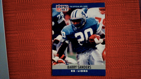 1990 Pro Set #102 Barry Sanders Football Default Title