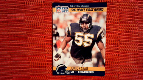 1990 Pro Set San Diego Chargers HOF Junior Seau San Diego Chargers #673 RC (See Scans) Default Title