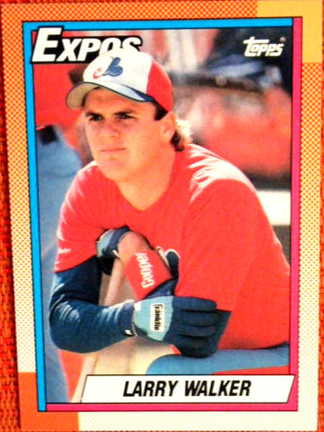 1990 Topps   #757 Larry Walker- Rookie Default Title