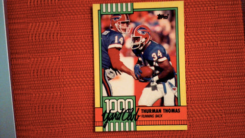 1990 Topps 1000 Yard Club #11 Thurman Thomas Football Default Title