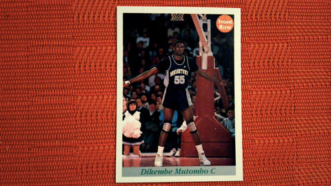 1991-92 Front Row Premier Wild Card #98 Dikembe Mutombo Promo Basketball Default Title