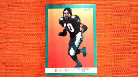1991 Fleer Football #205 Brian JOrdan Default Title