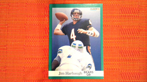 1991 Fleer Football #220 Jim Harbaugh Default Title