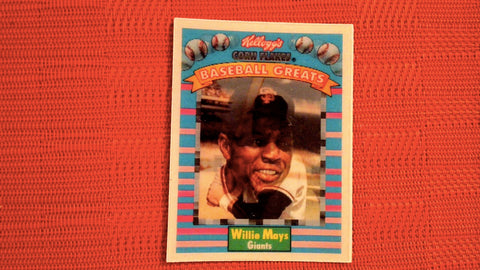 1991 Kellogg #3 Willie Mays Baseball Greats Baseball Default Title