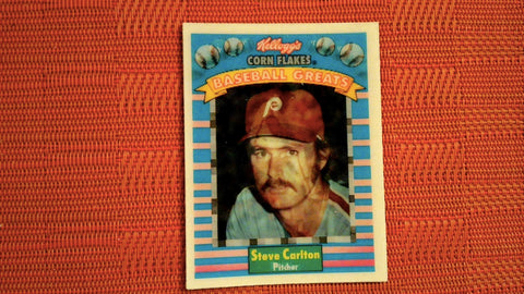 1991 Kellogg #8 Steve Carilton Baseball Greats Baseball Default Title