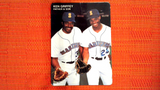 1991 Mothers Cookies Baseball #3 Ken Griffey Jr & Sr "Father & Son"