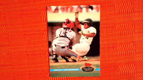 1991 Topps Stadium Club  #120 Rickey Henderson Default Title