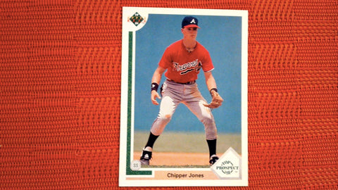 1991 Upper Deck #55 Chipper Jones Rookie Baseball Default Title