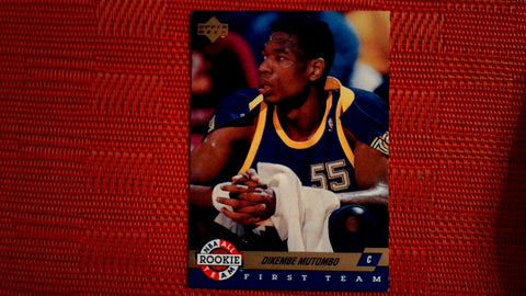 1992-93 Upper Deck All-Rookie Team #AR2 Dikembe Mutombo - Rookie (See Scans) Default Title