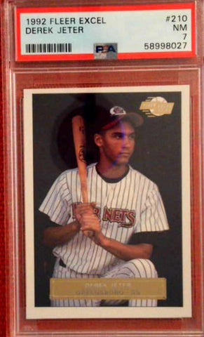 1992 Fleer Excel PSA 7 #210 Derek Jeter Default Title