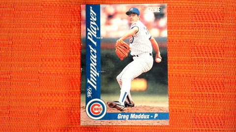 1992 Score Baseball #77 Greg Maddux "90's Impact Players"