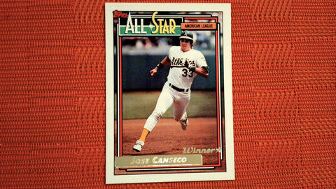 1992 Topps Gold Winners #401 Jose Canseco All Star Baseball Default Title