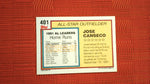 1992 Topps Gold Winners #401 Jose Canseco All Star Baseball Default Title