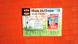 1992 Topps Stadium Club  #475 Mark McGwire Default Title