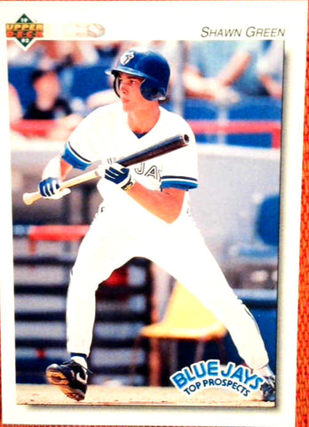 1992 Upper Deck Minor League Top Prospects #225 Shawn Green Default Title