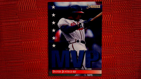 1993 Donruss MVP #1 David Justice Default Title