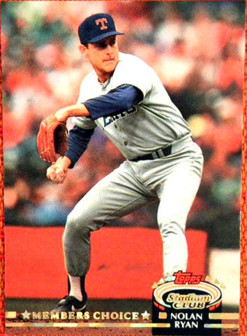 1993 Topps Stadium Club Members Choice #605 Nolan Ryan Default Title