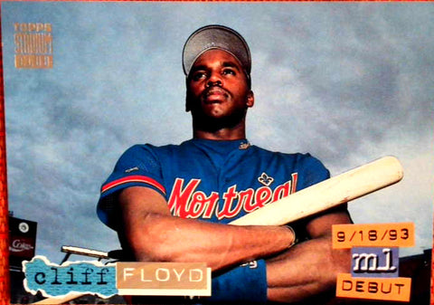 1994 Topps Stadium Club ML debut #127 Cliff Floyd Default Title