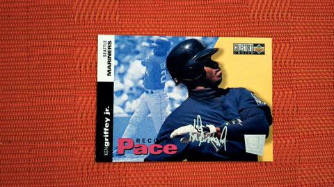 1994 Upper Deck Collector's Choice #26 Ken Griffey Jr Silver Signature Record Pace Baseball Default Title