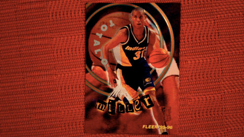 1995-96 Fleer Basketball Total O #4 Reggie Miller Insert Default Title