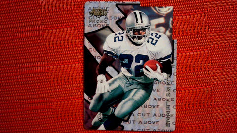 1995 Classic Assets Emmitt Smith Promo -A 96- die cut card Default Title