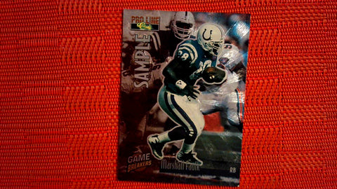 1995 Classic Games 1995 NFL Pro Line Promo #HPI Marshall Faulk (See Scans) Default Title