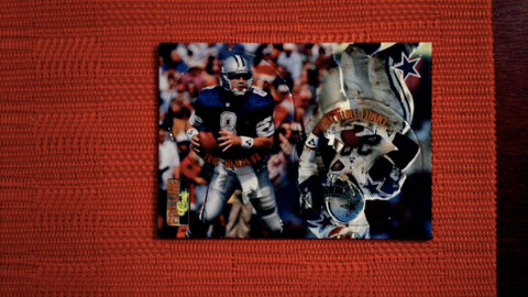 1995 Classic Pro Lines POG #C-8 Troy Aikman/Emmitt Smith Football Default Title