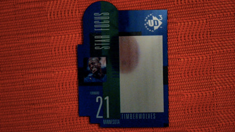 1996-97 Upper Deck UD3 Basketball Star Focus #21 Kevin Garnett Die Cut Default Title