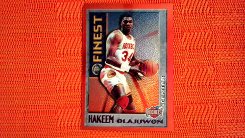 1996 Topps Finest #M21 Hakeem Olajuwon Default Title