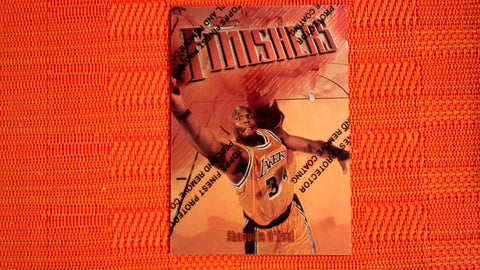 1997-98 Topps Finest Finishers #50 F25 Shquille O'Neal w/ Coating Default Title