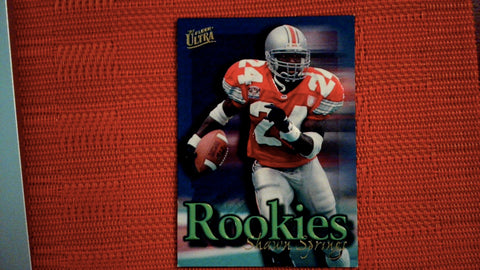 1997 Fleer Ultra Rookies #4 Shawn Springs Football Default Title