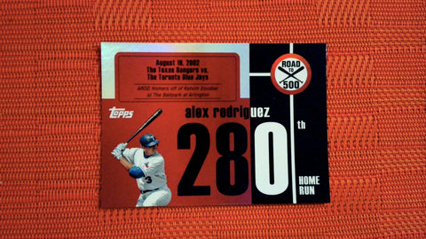 2007 Topps #ARHR280 Alex Rodriguez Road to 500 Baseball Default Title