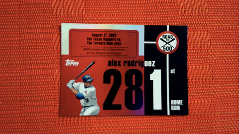 2007 Topps #ARHR281 Alex Rodriguez Road to 500 Baseball Default Title