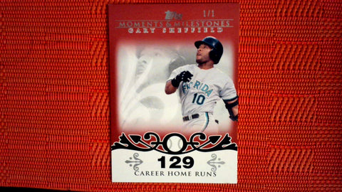 2008 Topps Moments & Milestones 1/1 #52 Gary Sheffield Default Title