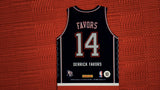 2009-10 Panini Threads Basketball #10 Derrick Favors Rookie Away Die-cut Jersey Default Title
