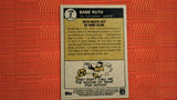 2010 Topps Hertiage Insert #61BR2 Babe Ruth Baseball Default Title