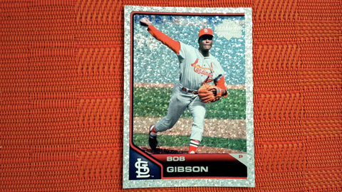 2011 Topps #155 Bob Gibson Diamond Anniversary Platinum Baseball Default Title