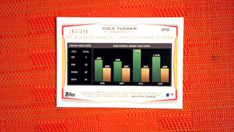 2014 Bowman Draft Blue 143/399 #DP20 Cole Tucker-1st Bowman Default Title